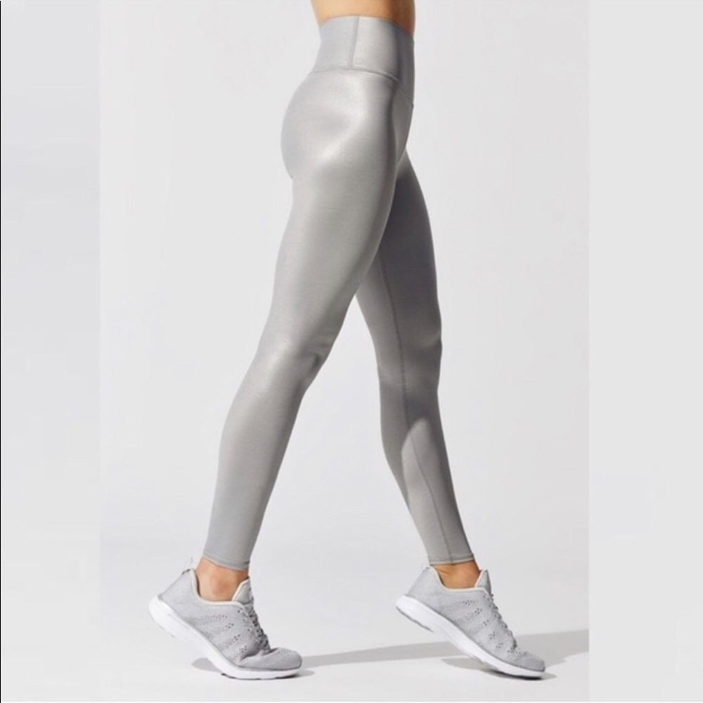 alo high waist shine legging Sz M